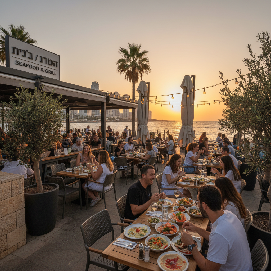 חוויה רומנטית וקולינרית ליד הים: גן עדן של טעמים וג'אז תל אביבי בשבת צהריים